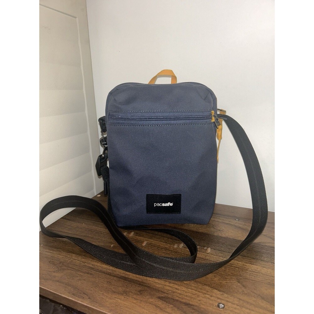 Pacsafe GO Anti-Theft RFID Blocking Micro Crossbody Bag Zip Blue
